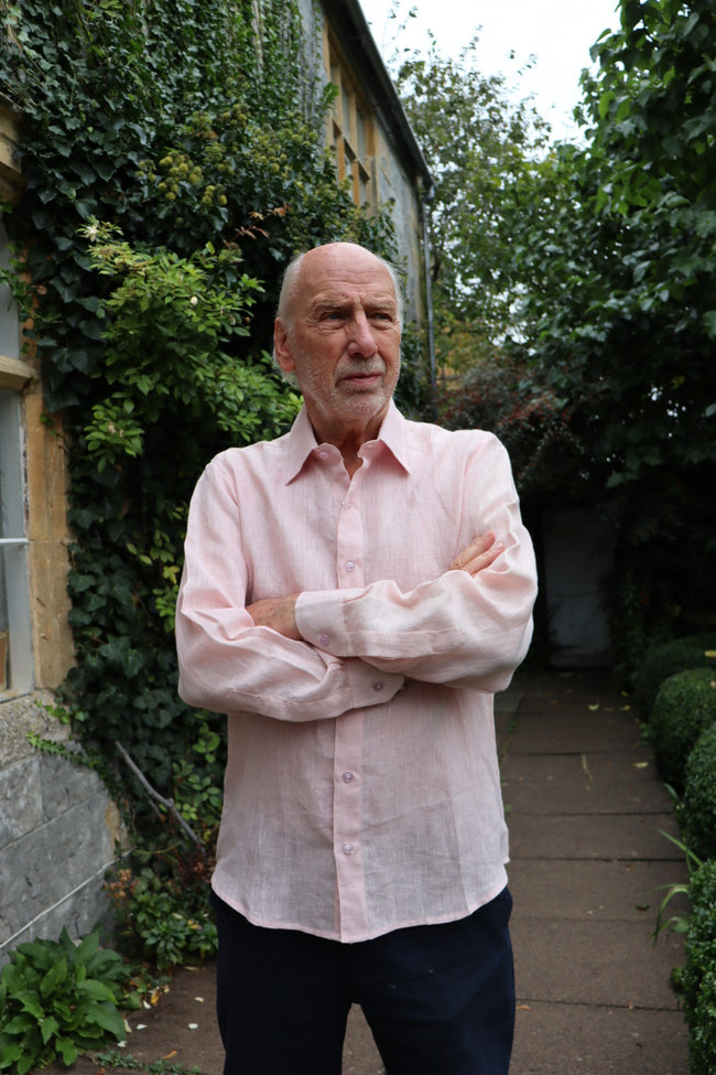 Light Pink Linen Shirt