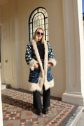 Little Indigo Fox Coat