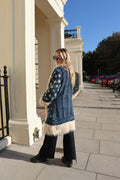 Little Indigo Fox Coat