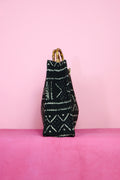 Black Bamboo Mudcloth Bag 3
