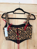 UK6 Leopard Corset