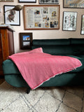 Pillar Box Red Cashmere Blanket