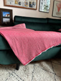 Pillar Box Red Cashmere Blanket