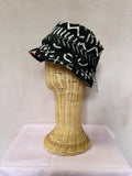 Black reversible bucket hat
