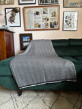 Deep Grey Cashmere Blanket