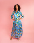 Garden Grows Silk Shirt Dress