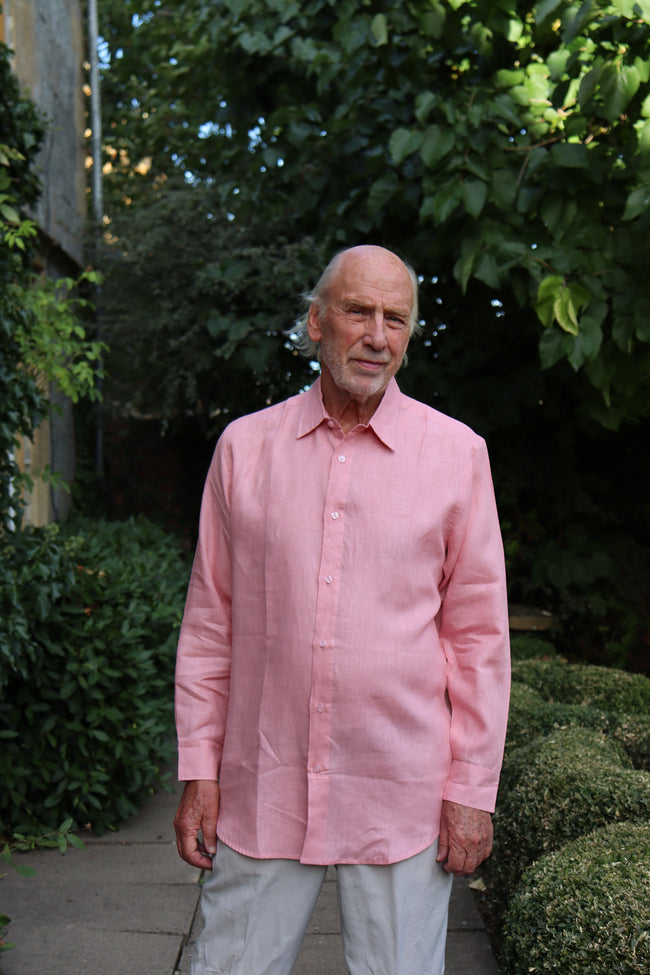 Mid Pink Linen Shirt