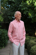 Mid Pink Linen Shirt
