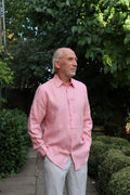 Mid Pink Linen Shirt