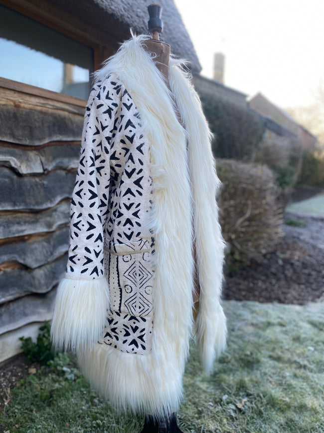 Little White Fox Coat