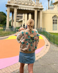 Fawn Velvet Bomber Jacket