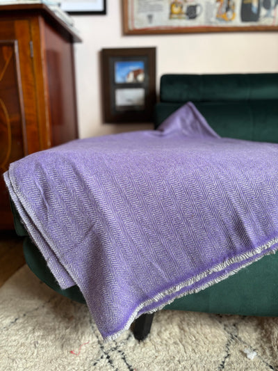 Lilac Cashmere Blanket