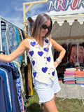 Pink Sweetheart Cotton Waistcoat