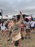 Fawn Velvet Bomber Jacket