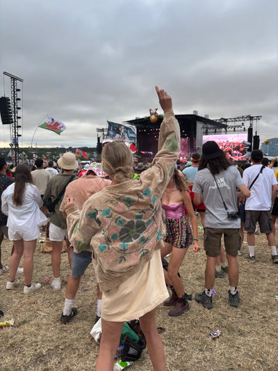 Fawn Velvet Bomber Jacket