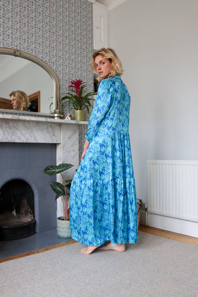 Paradise Cove Silk Shirt Dress