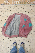 Rose Velvet Bomber Jacket