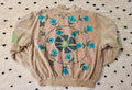 Fawn Velvet Bomber Jacket