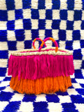 Cotton Tassel Fringe Basket