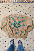 Fawn Velvet Bomber Jacket