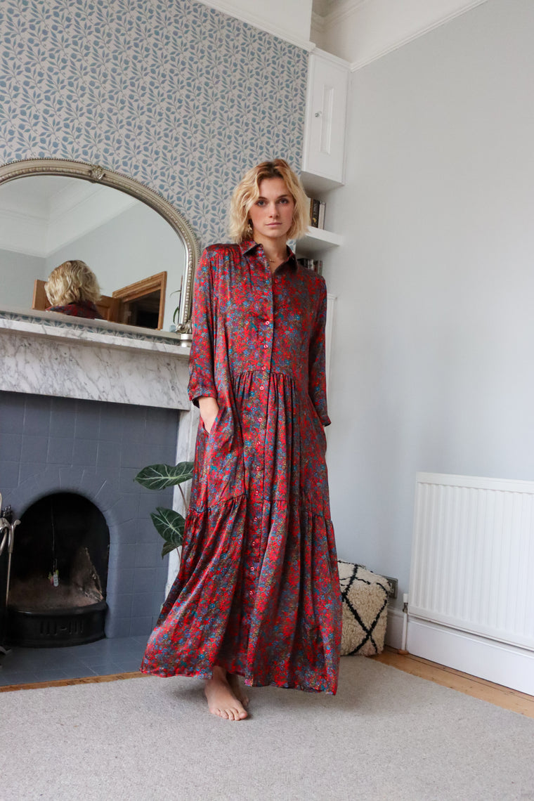 silk shirt dresses uk Autumn Days Silk Shirt Dress mrportobello