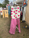 Pink Sweetheart Cotton Waistcoat