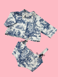 Handmade French Vintage Fabric Shirt