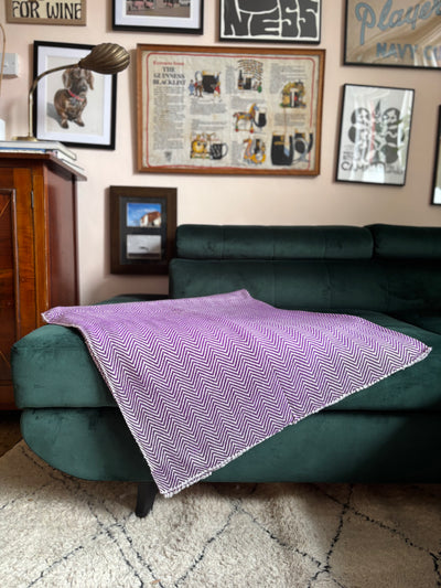 Purple Cashmere Blanket