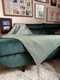 Forest Green Cashmere Blanket