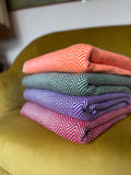 Forest Green Cashmere Blanket