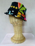 Black reversible bucket hat