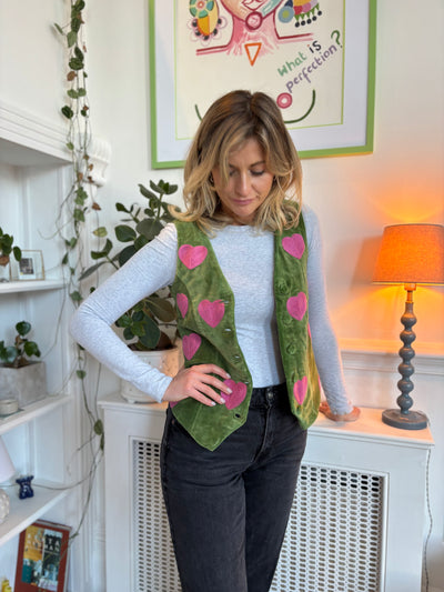 Green Velvet Waistcoat