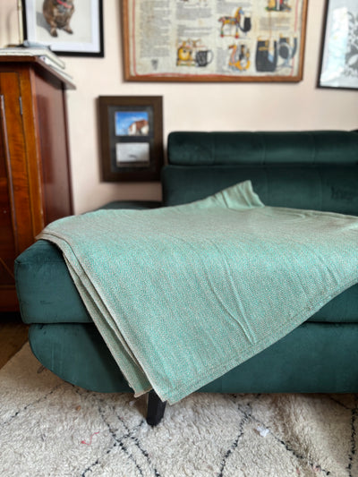 Turquoise Cashmere Blanket