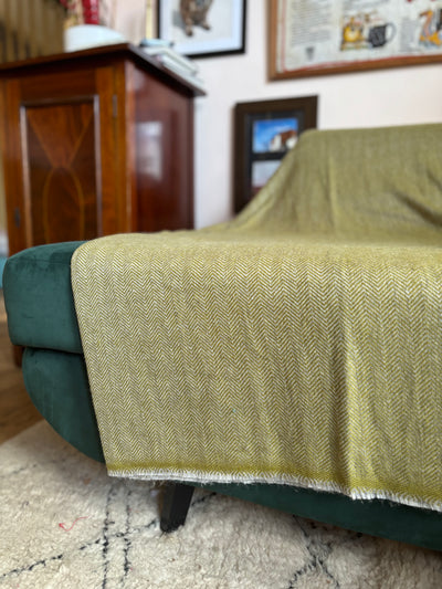 Moss Cashmere Blanket