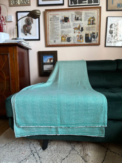 Mint Cashmere Blanket