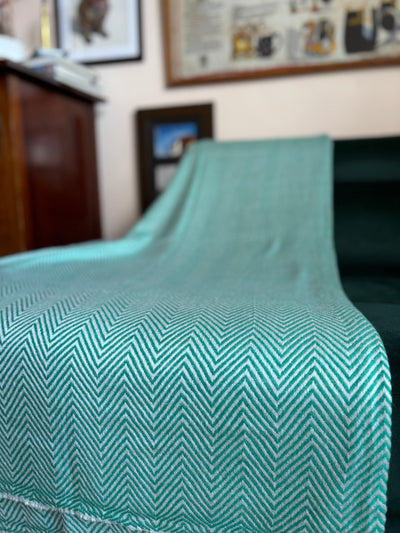 Mint Cashmere Blanket
