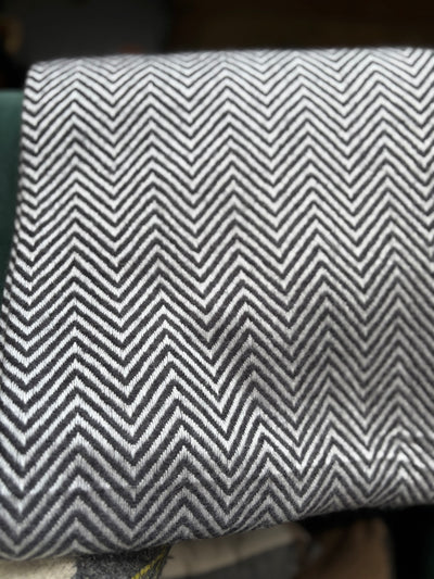 Deep Grey Cashmere Blanket