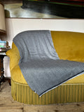 Deep Grey Cashmere Blanket