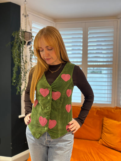 Green Velvet Waistcoat