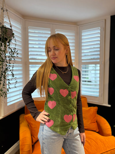 Green Velvet Waistcoat