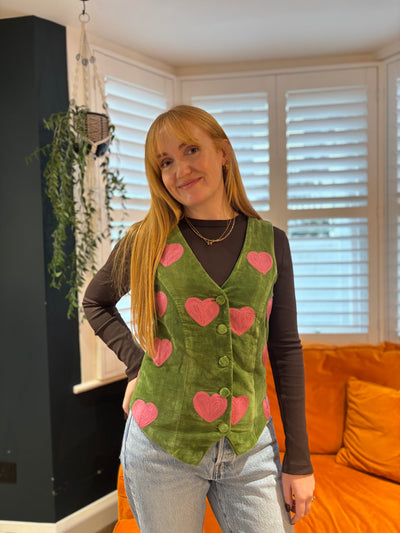 Green Velvet Waistcoat