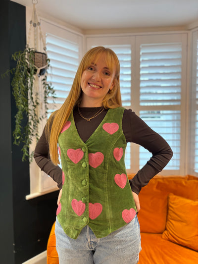 Green Velvet Waistcoat