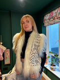 White Faux Fur Gilet