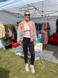 Rose Velvet Bomber Jacket