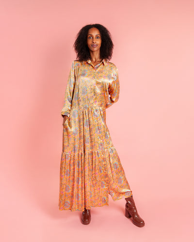 Sweet Dreams Silk Shirt Dress