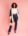 Little Indigo Fox Coat