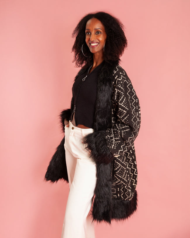 Little Black Fox Coat