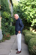 Dark Navy Blue Linen Shirt