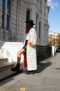 Mr Portobello's Blood Orange Lined Coat