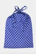 ASPIGA ORGANIC COTTON PYJAMA SET | LEAF BLUE/WHITE